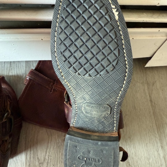 FRYE AND CO. Brown Heeled Boots - Picture 8 of 9